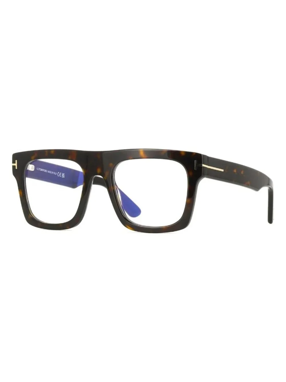 NEW TOM FORD EYEGLASSES TF6068 052 MEN HAVANA/GREEN CLIP-ON EYEWEAR FT6068